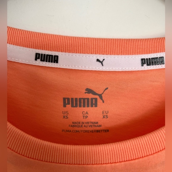 Puma salmon Short Sleeve Tee Casual size XS - Picture 4 of 5